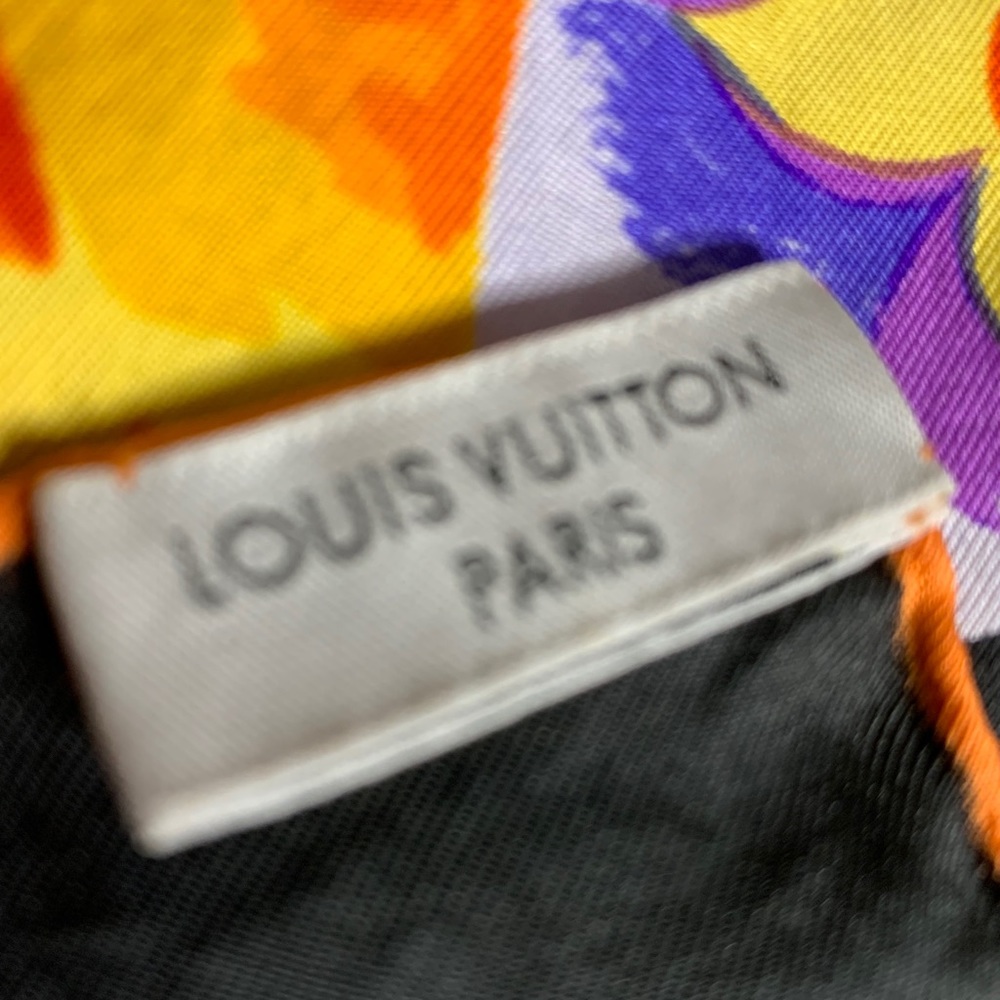 Louis vuitton multicolor mono silk scarf - Picture 7 of 7
